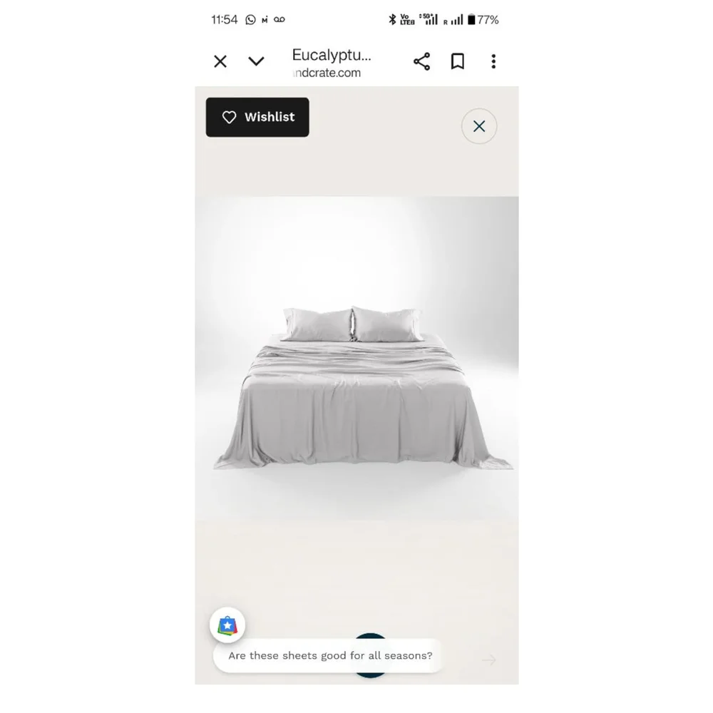 OliveCrate Eucalyptus CALIFORNIA KING Sheet Set–Cooling, Hypoallergenic, Luxury